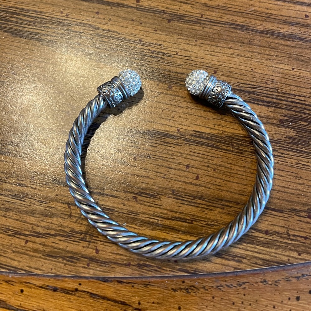 Cz cable bracelet